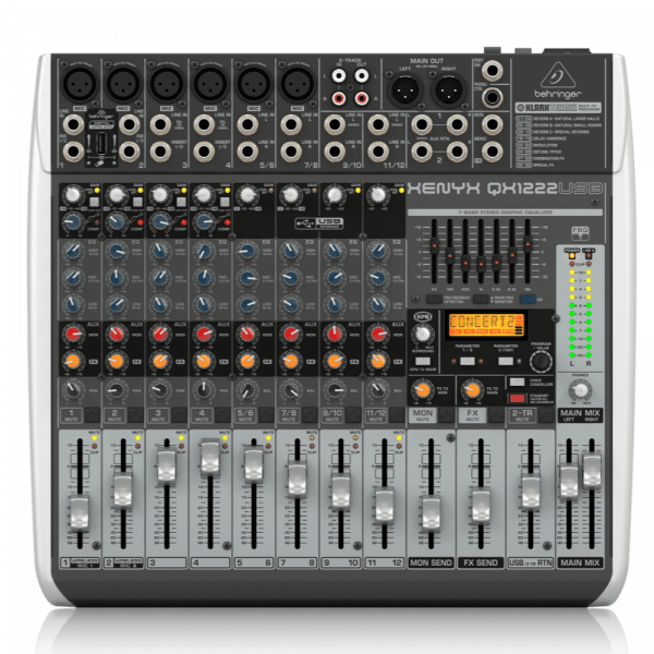 Consola Behringer de 16 Entradas XENYX QX1222USB