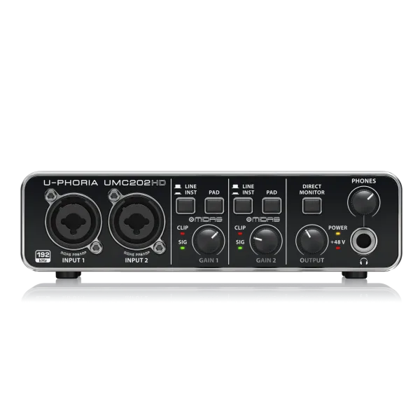 Set de Interfaz, Micrófono y Audífonos Behringer U-PHORIA STUDIO PRO - Imagen 4