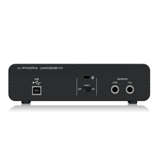 Set de Interfaz, Micrófono y Audífonos Behringer U-PHORIA STUDIO PRO - Imagen 5