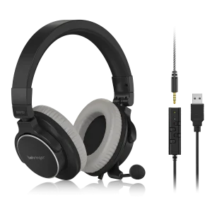Audífonos con Micrófono Desmontable y Cable USB Behringer BH470U