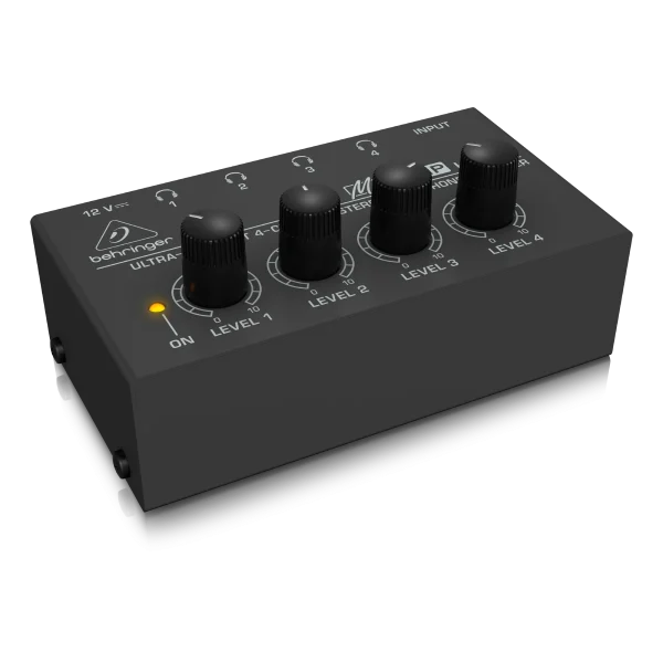 Amplificador de Audífonos de 4 Canales Behringer MICROAMP HA400 - Imagen 2