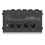 Amplificador de Audífonos de 4 Canales Behringer MICROAMP HA400