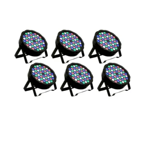 PAR DE 54 LED RGBW - 6 UNIDADES
