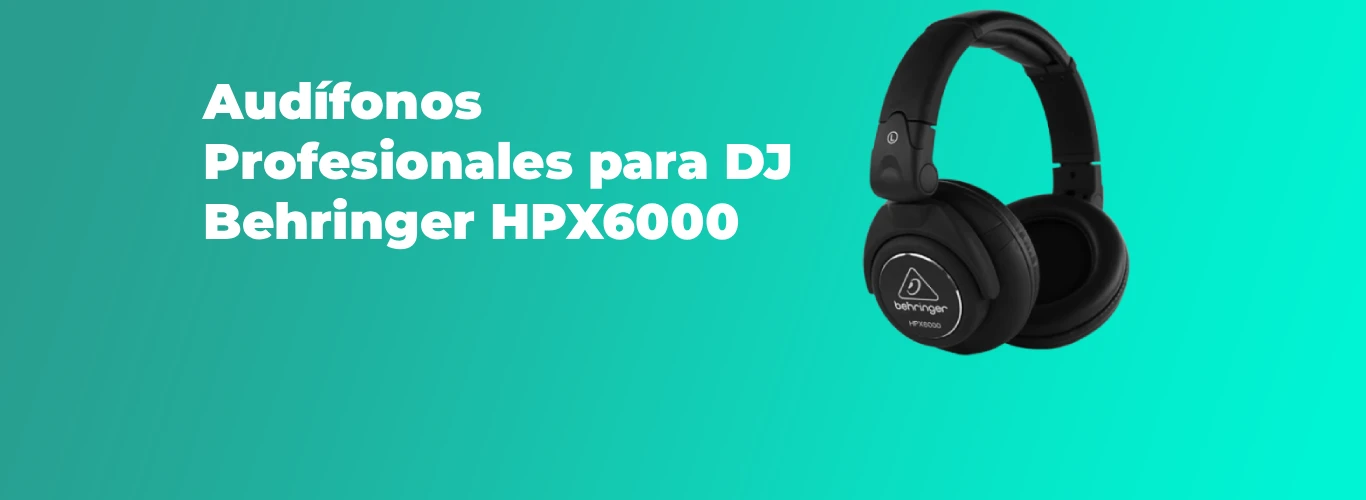 Audífonos Profesionales para DJ Behringer HPX6000