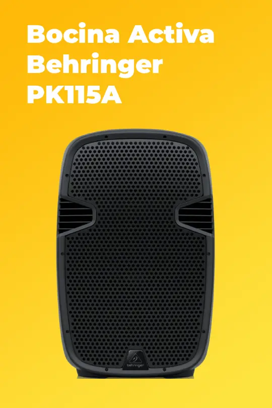 Bocina Activa Behringer PK115A de 800 Watts
