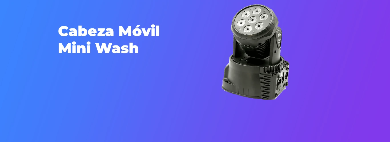 Cabeza Móvil Mini Wash