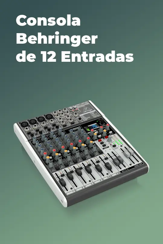 Consola Behringer de 12 Entradas