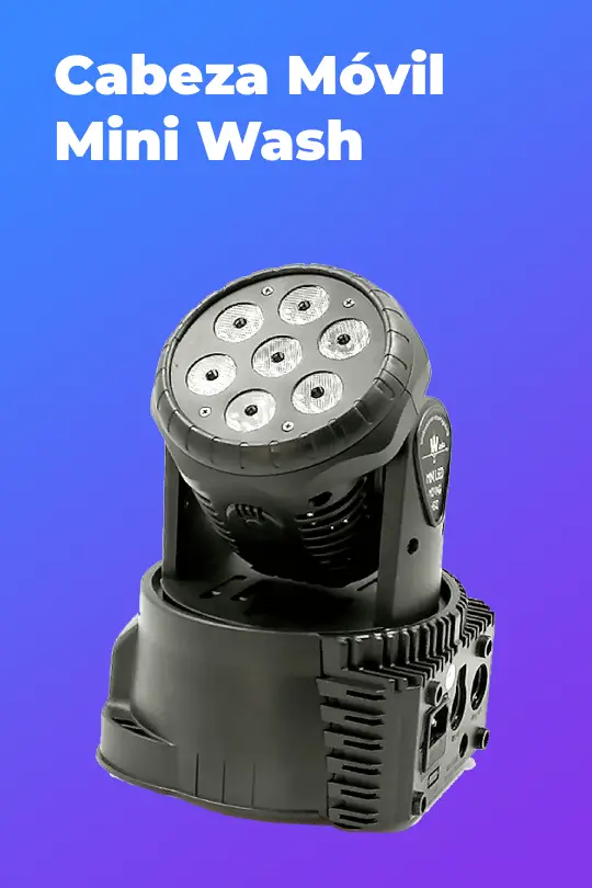 Cabeza Móvil Mini Wash