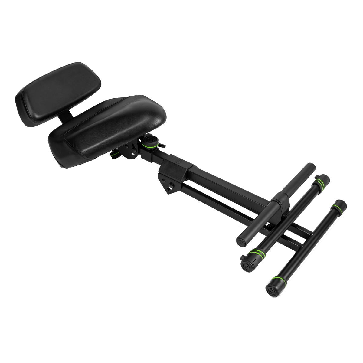 Taburete Regulable en Altura con Reposapiés y Respaldo Gravity FM SEAT1 BR