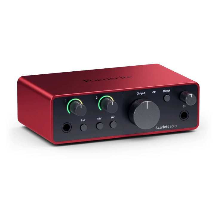 Interfaz de Audio Scarlett Solo 4th Gen